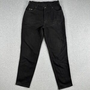 Lee Womens Black Jeans High Waisted Mom Jeans Size 14 M‎